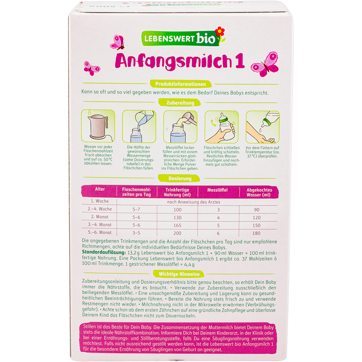 Lebenswert stage best sale 1 ingredients