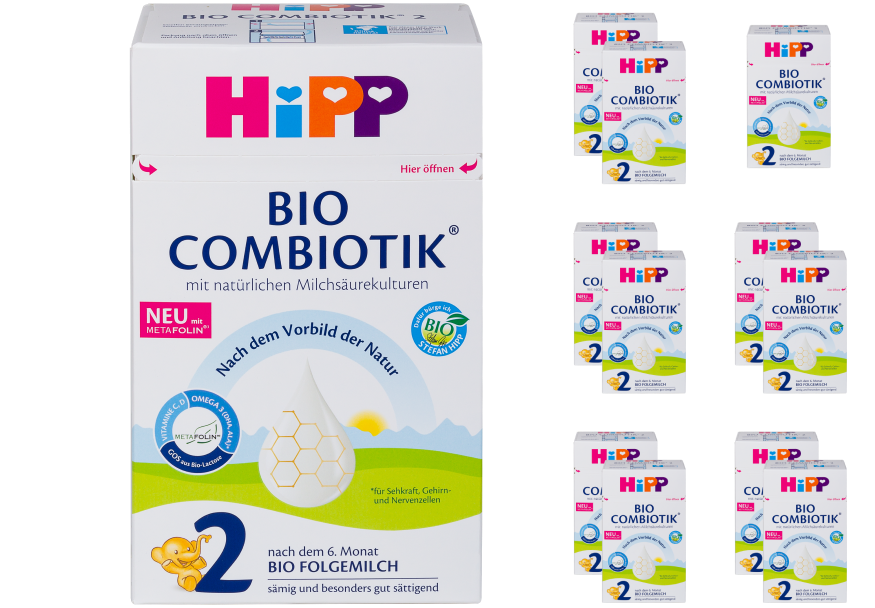HiPP German Stage 2 Baby Formula No Starch Bio Combiotik (6-12 Months)